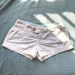 White jean Shorts